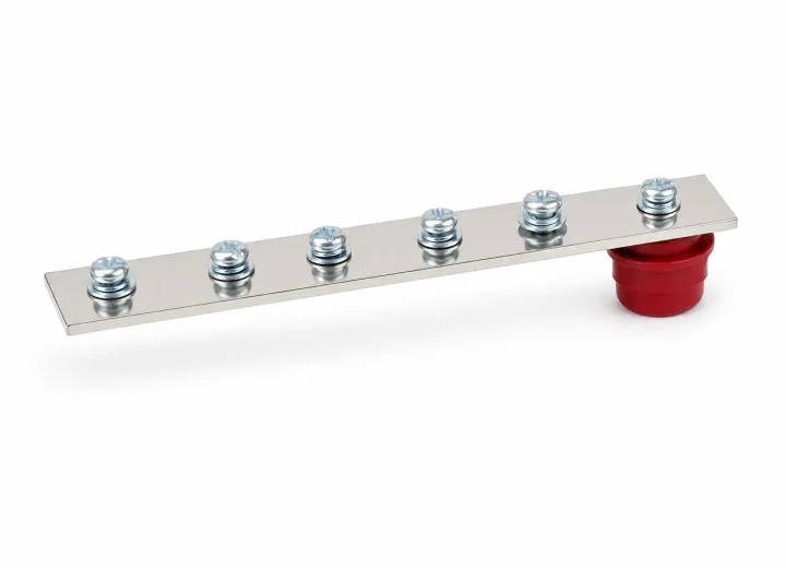 Grounding and Neutral Copper Bus Bars for Electrical Cabinets