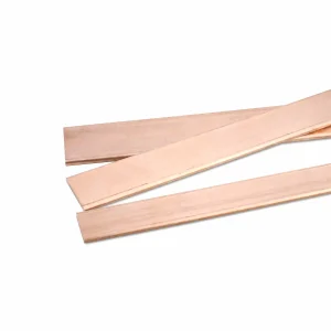 Machined copper busbar with drilled connection features