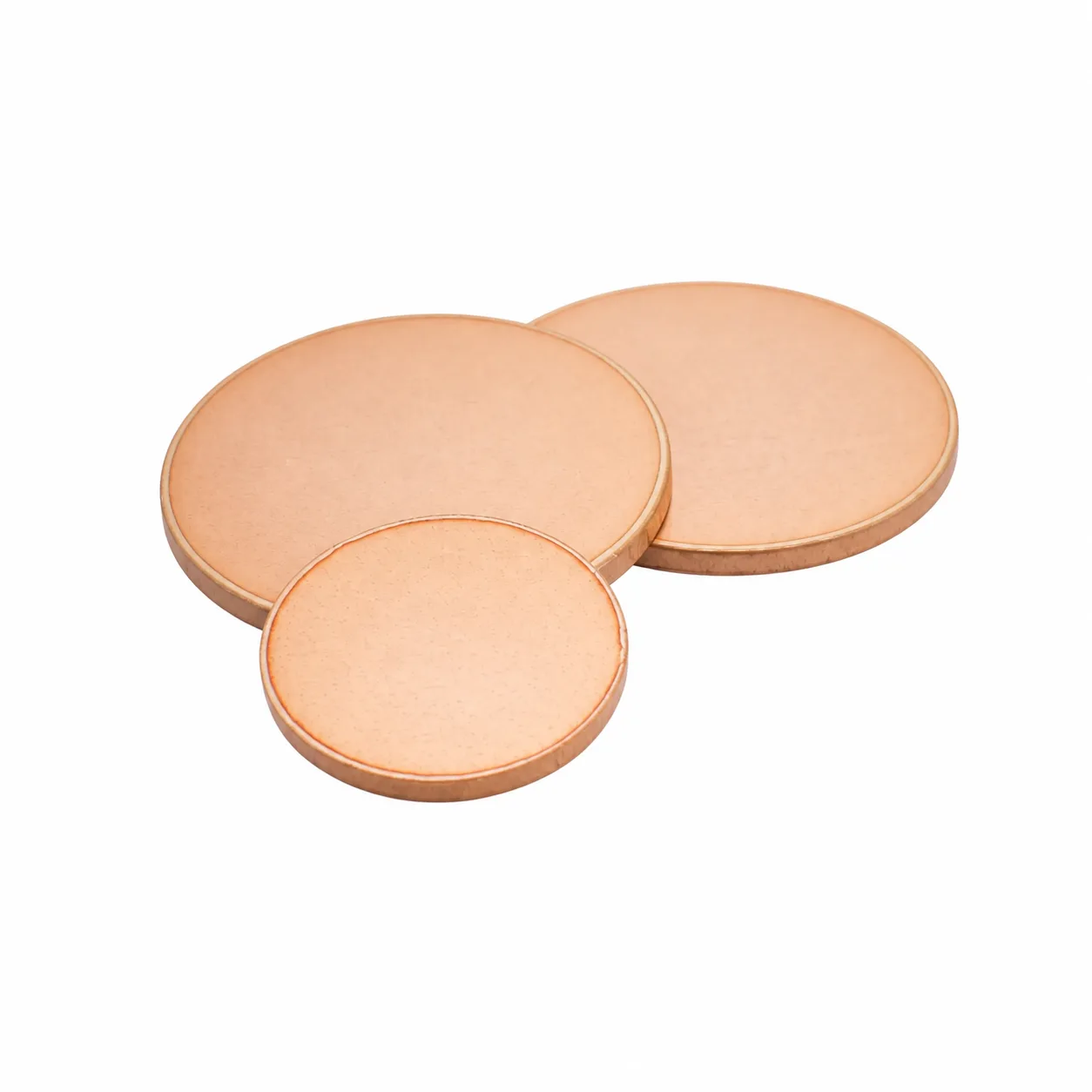 Highly Conductive Pure Purple Copper Round Plate | Industrial Forming Copper Alloy Round Plate with Oxygen-Free Conductivity