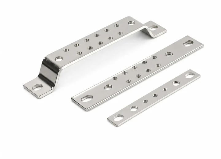 High Precision CNC Machined Copper Bus Bar for Electrical Components