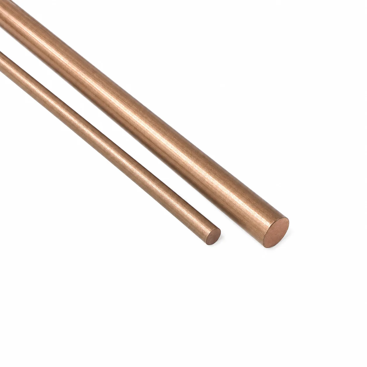 Purple copper rod, red copper rod, solid cylindrical rod, pure copper electrode rod, custom-made, precision cutting.