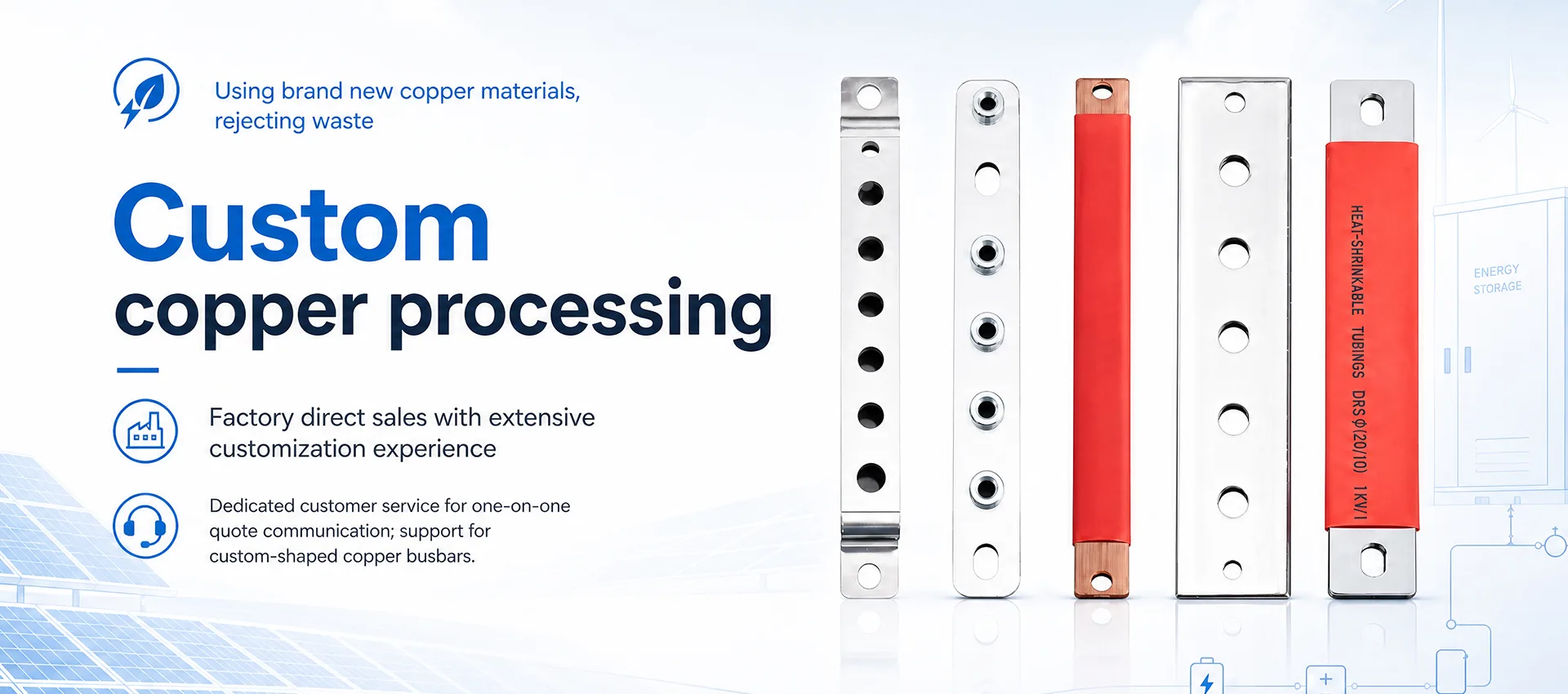 Dongyao copper and aluminum conductive components