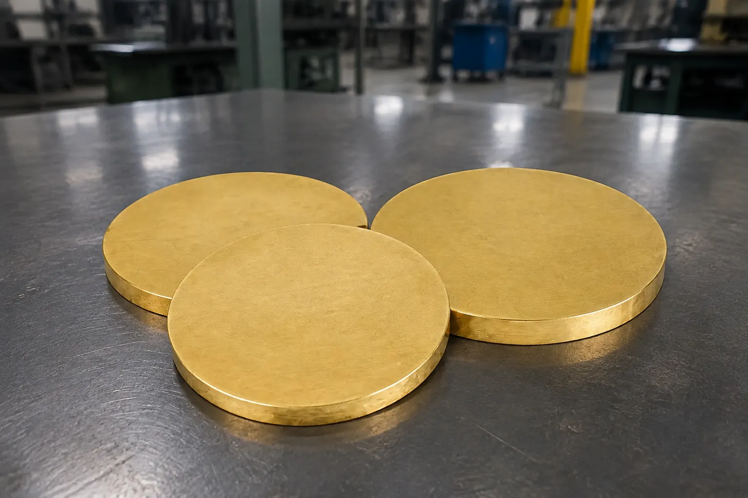 Brass sheet material prepared for forming and machining